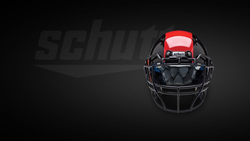 schutt logo next to schutt helmet