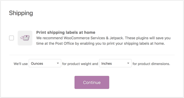 A screenshot of the WooCommerce shipping settings