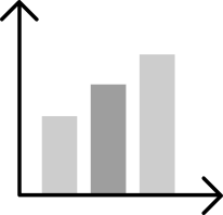 Bar graph icon