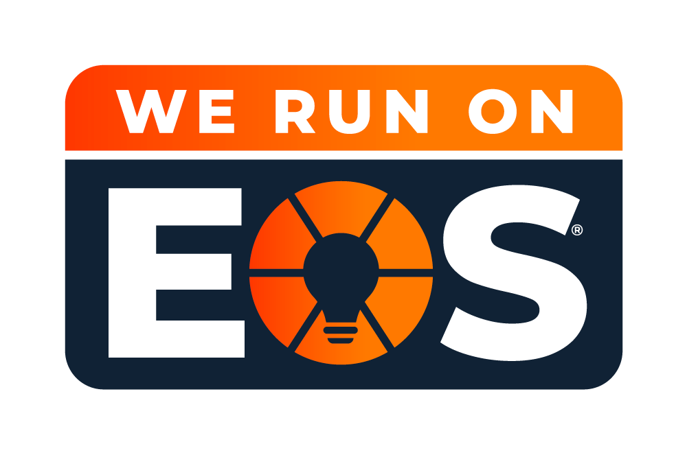 We Run on EOS logo