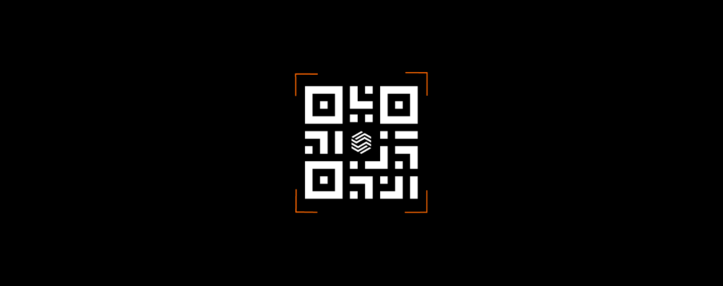 qr code with tg logo in the middle