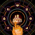 b2b icons with finger pointing