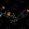 A rocket ship leaving a trail of insights, emails, and data in front of scales of justice