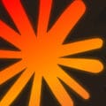 The Claude logo floating in a black space with lines and data points around it.